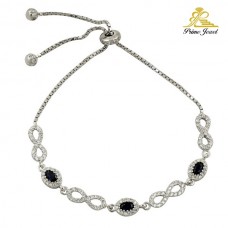 Gümüş Nazar Boncuklu  Bilezik/Bileklik     